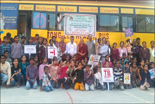 Central team visited the Tibetan Parliament, met with the Health Secretary, and reviewed collaboration on TB services, Kangra, Himachal Prades